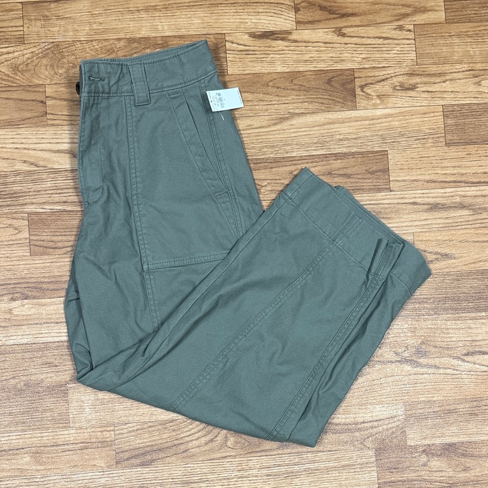 Old Navy Women's Olive Straight Leg Pants